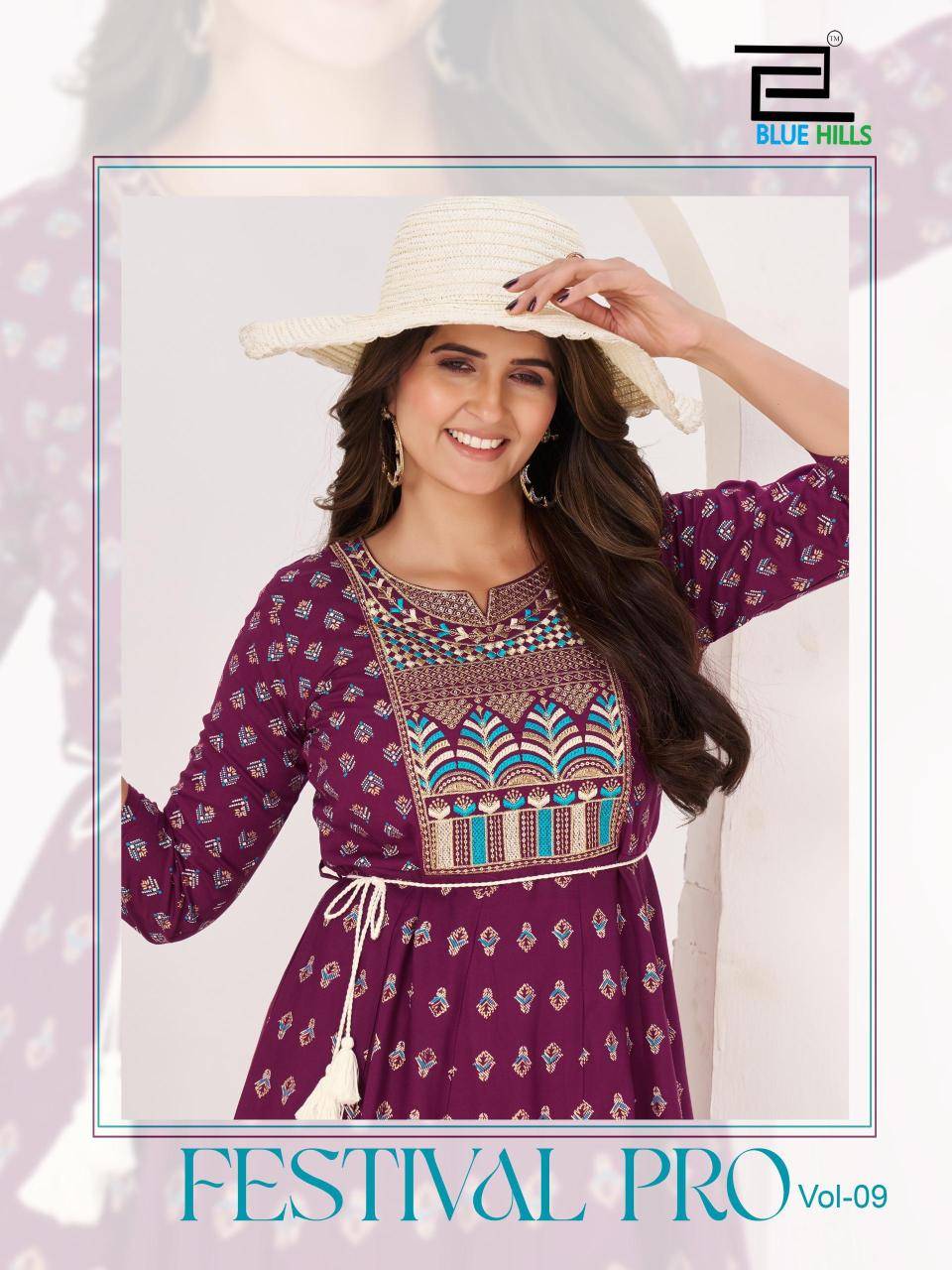 Blue hills festival pro vol.9 Kurti dealers in Hyderabad